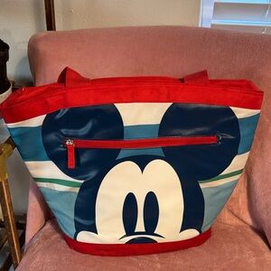 Disney Red and Blue Mickey Mouse Tote Cooler Bag